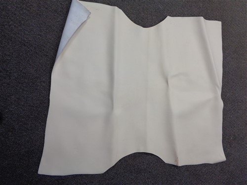 LEATHER HIDE OFF WHITE 52" X 43 1/2"