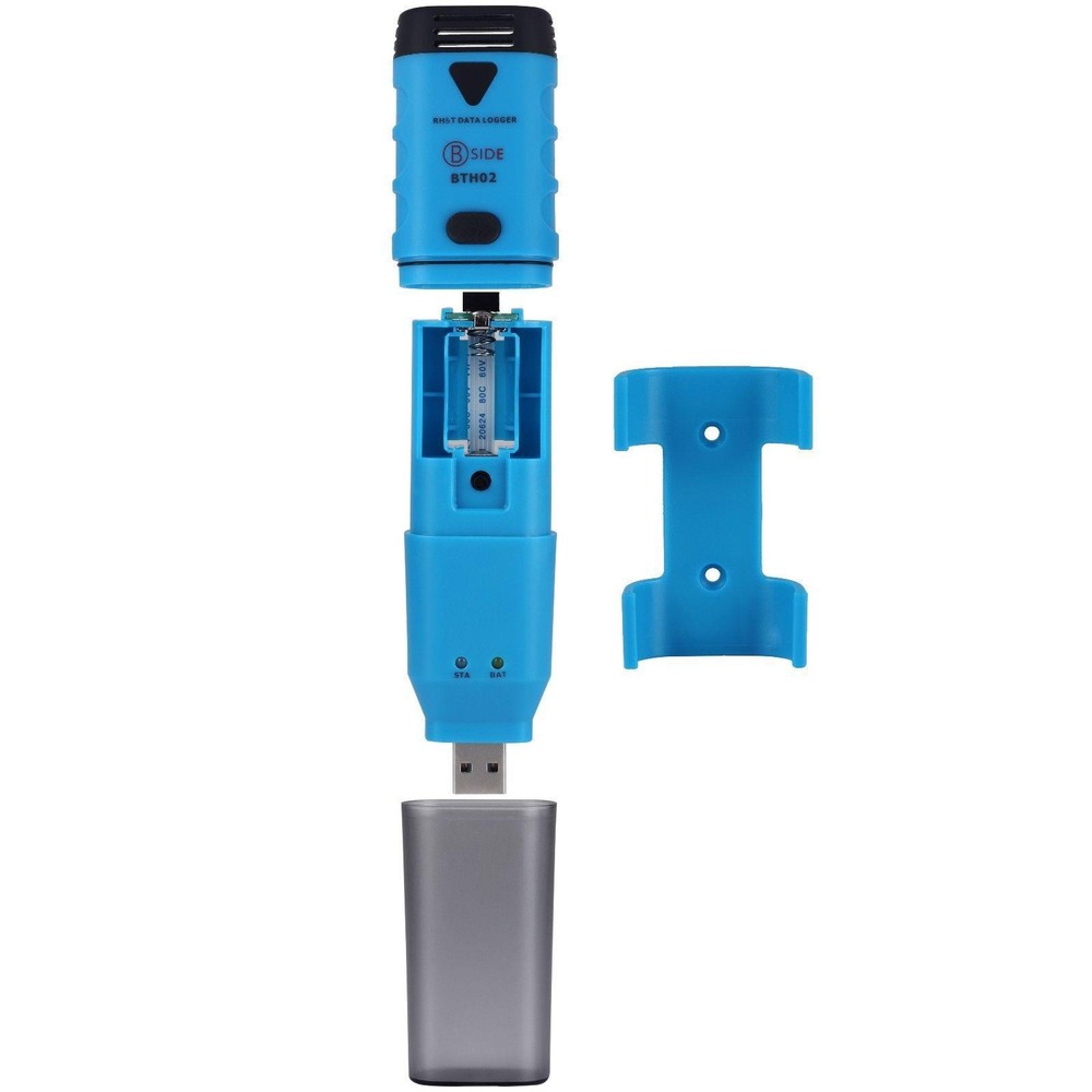 BSIDE BTH02 Waterproof Two Channel Temperature Data Logger Recorder With USB