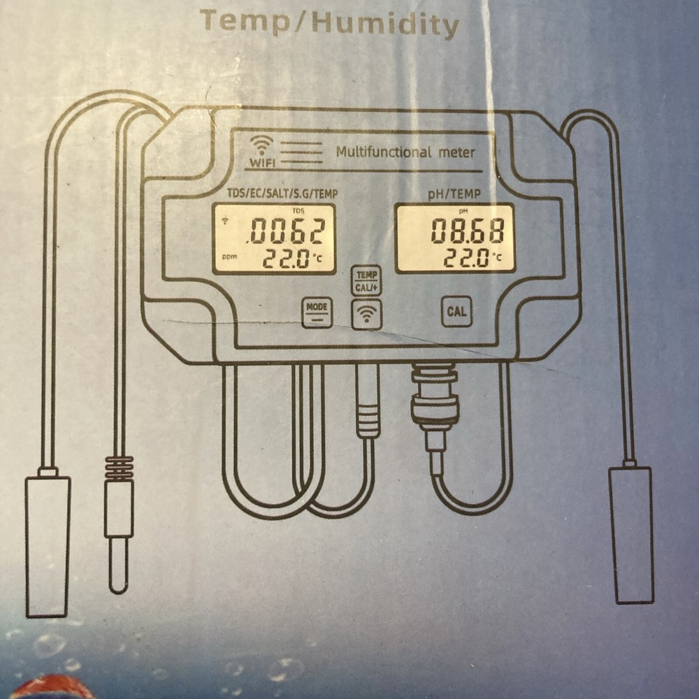 analytical instruments eu-230v wifi 6 in 1 water meter See Notes