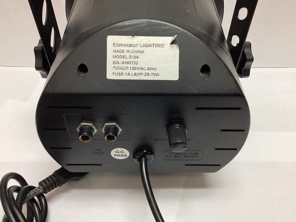 Eliminator Lighting E104 Variable Flash Strobe Light Testing Working