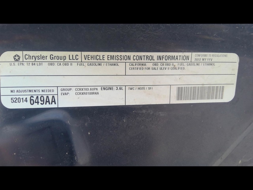 2011 2012 2013 JEEP GRAND CHEROKEE Jack