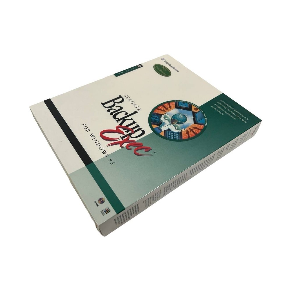 NEW Seagate Backup Exec Software for Windows 95 CD Sealed!