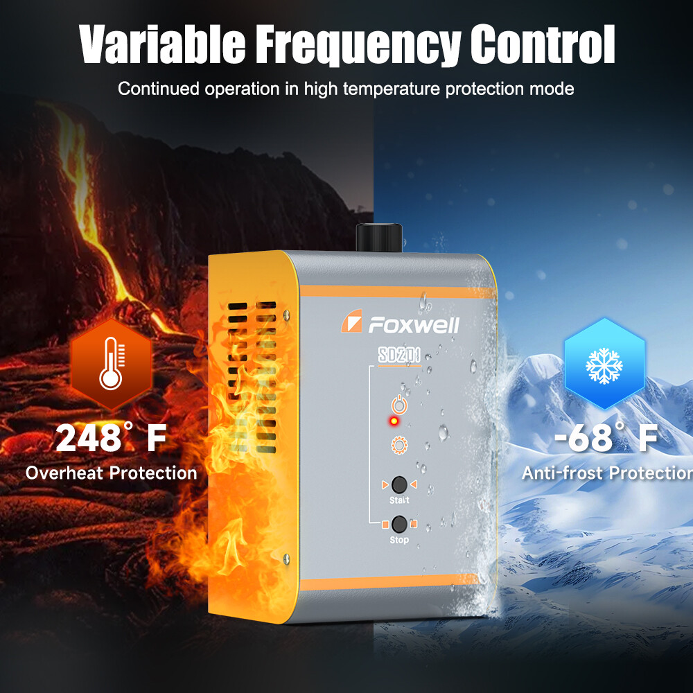Foxwell SD201 Auto EVAP Smoke Machine Tester Vacuum Leakage Detection Analyzer
