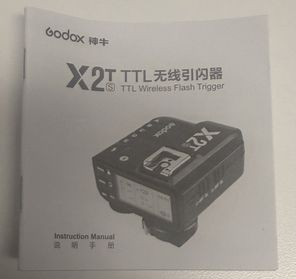 Godox X2T-S TTL Wireless Flash Trigger for Sony 2.4G Bluetooth Transmitter