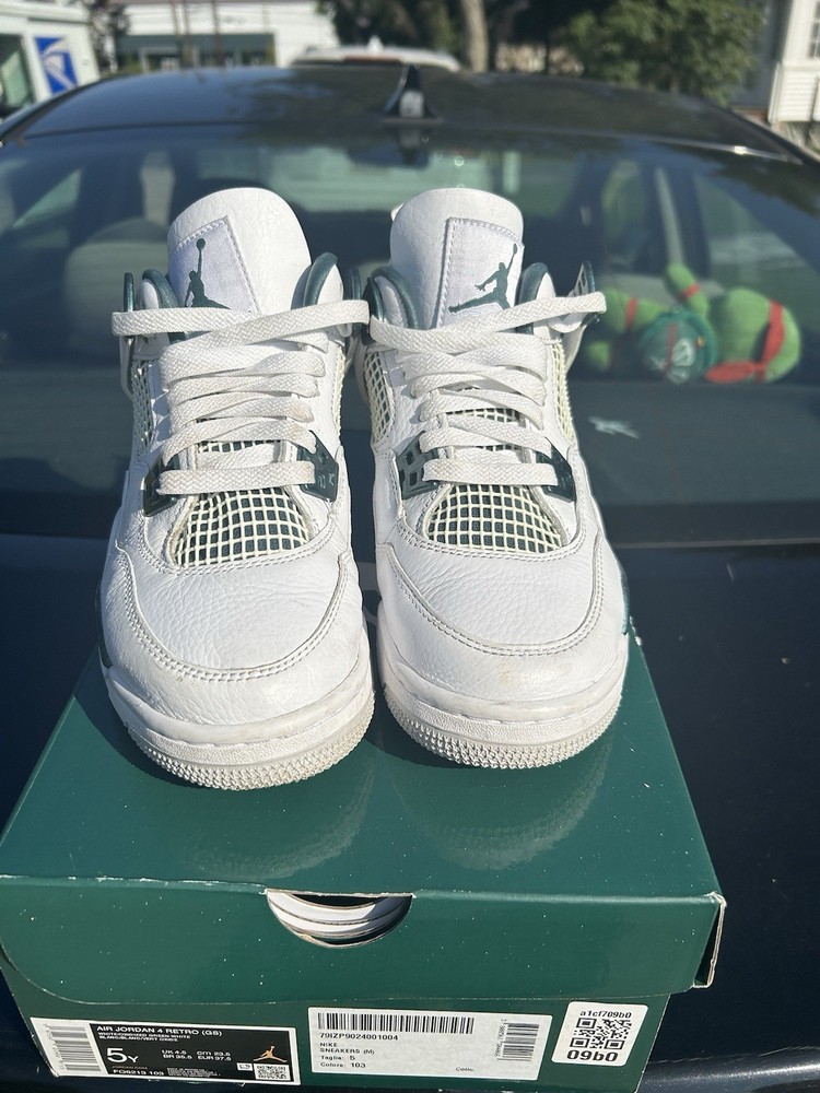 Jordan 4 Oxidized Green Sneakers size 5
