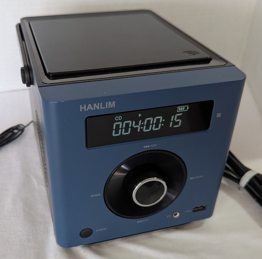 HANLIM Portable CD Player 20W Bluetooth /FM Radio/MP3 Playback/USB/AUX