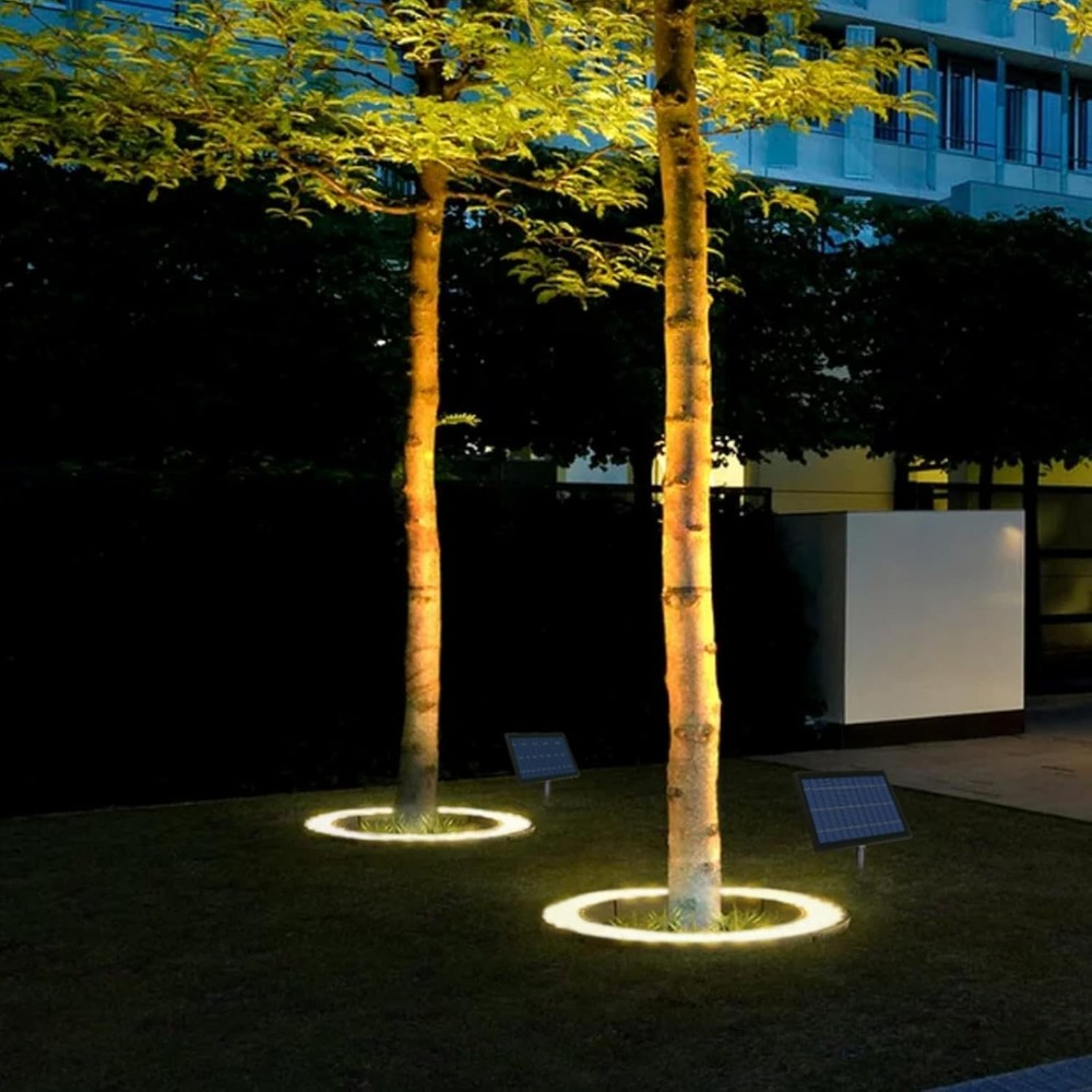 32 LED Solar Landscape Tree Lights 12W
