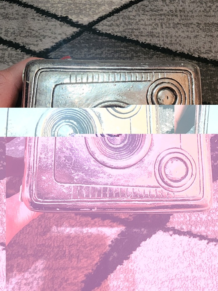 Vintage Metal Camera Box