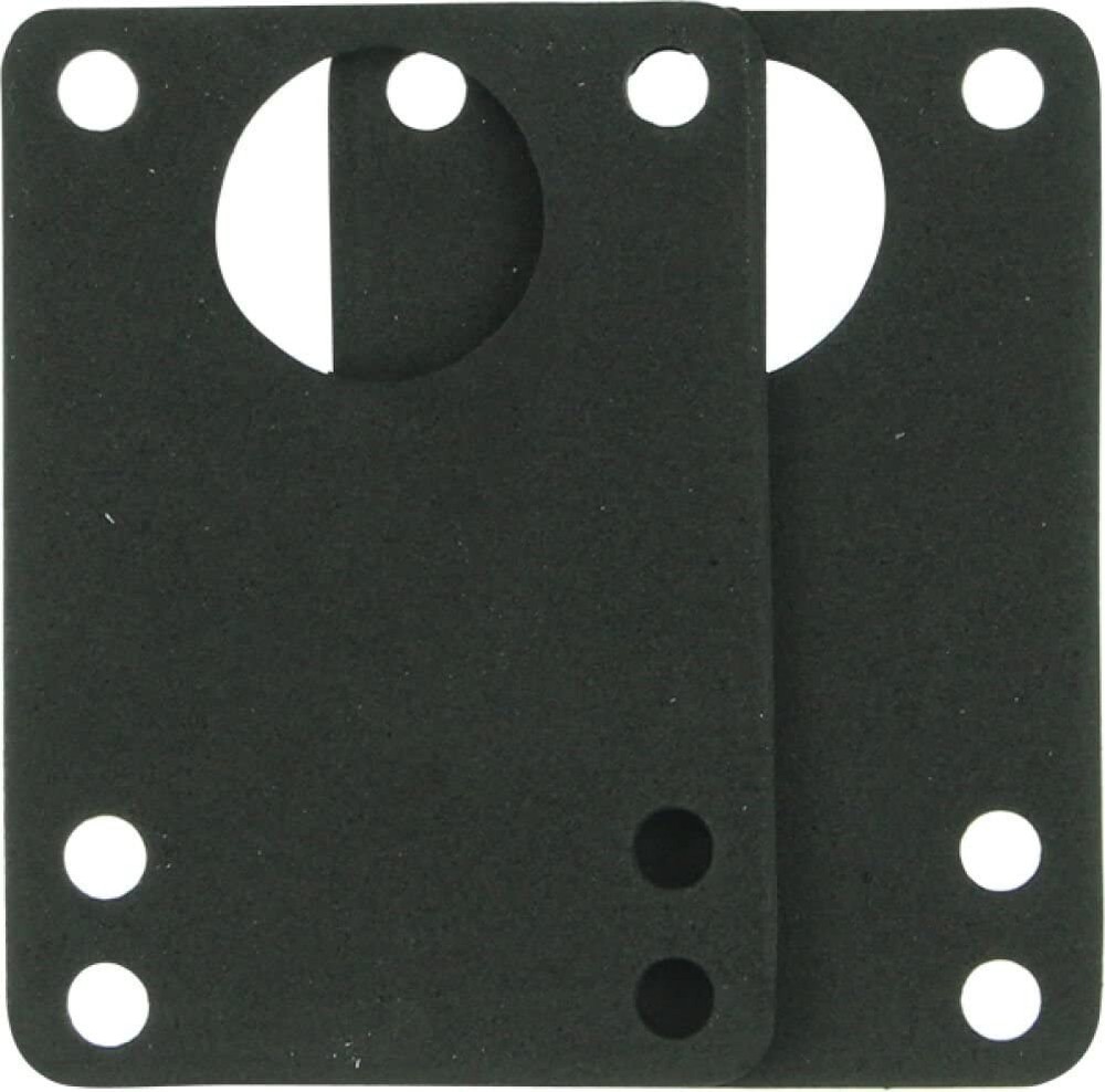 Dooks Risers Skateboard 1/16" Silencers Black