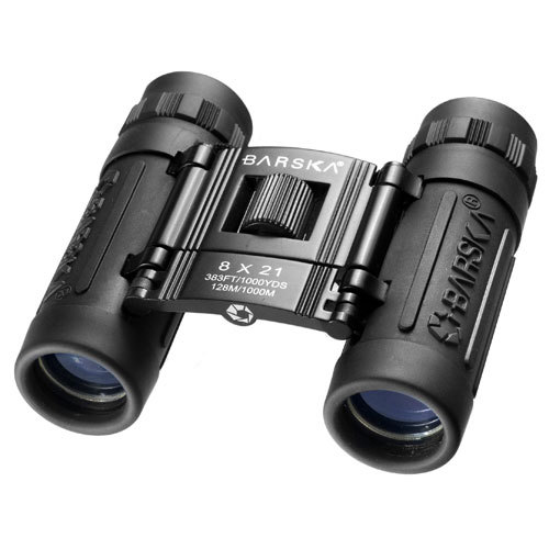 Barska Lucid AB10108 8x21 Compact Binoculars W/ Case
