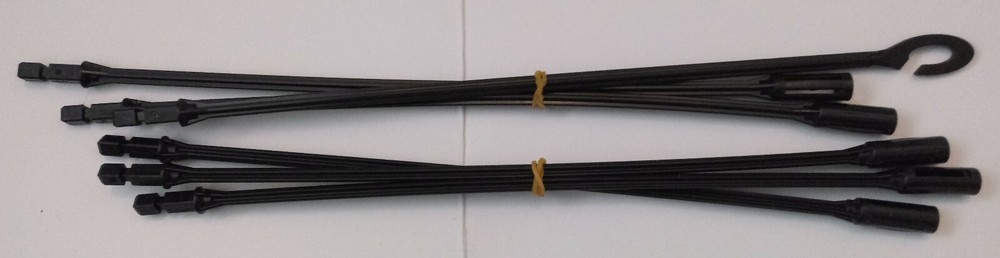 SAFE 6 Ft or longer Plastic Cable Wire Running Pulling Fishing Rod stick Tool.