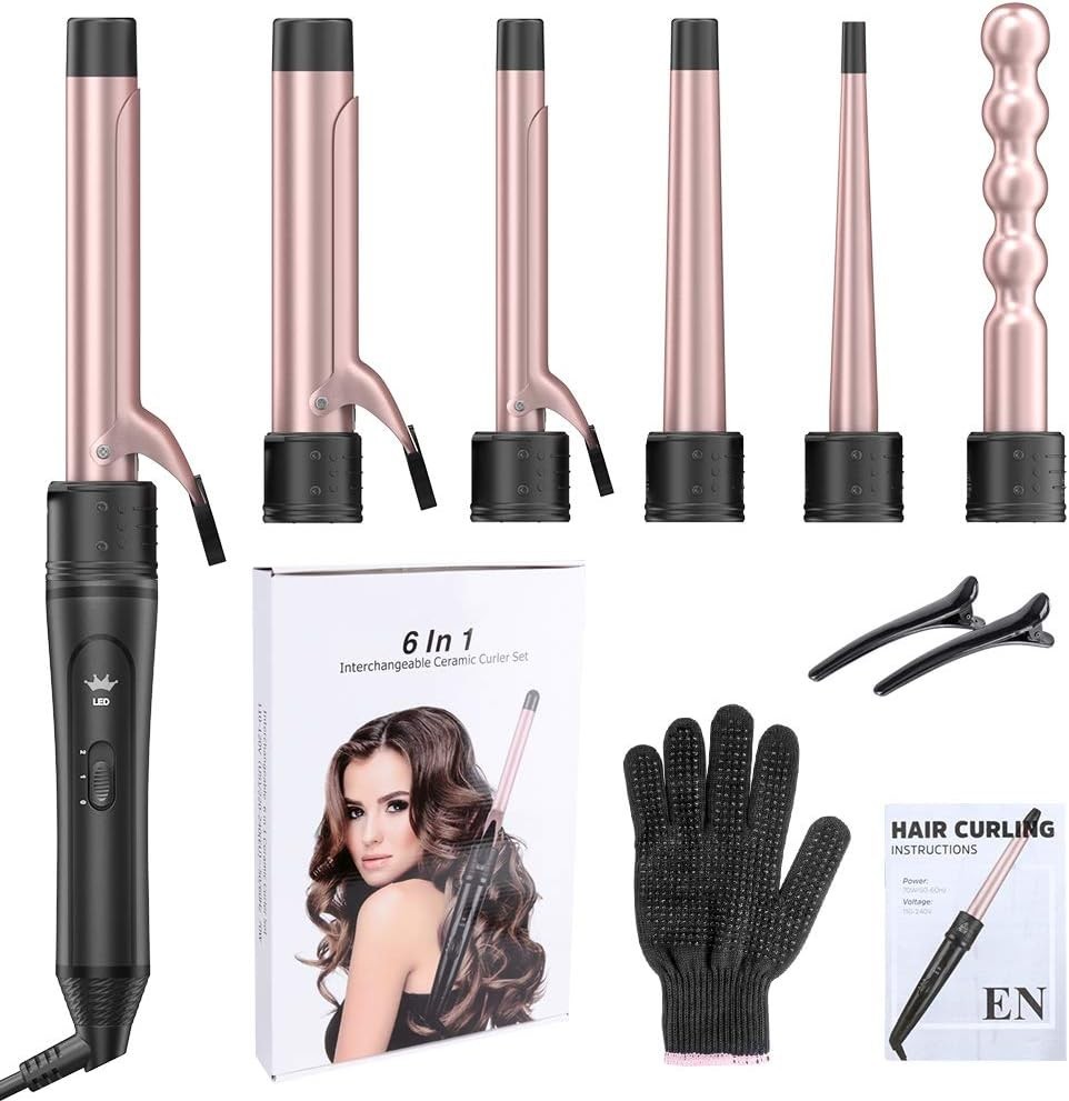 Versatile Curling Wand with Interchangeable Barrels