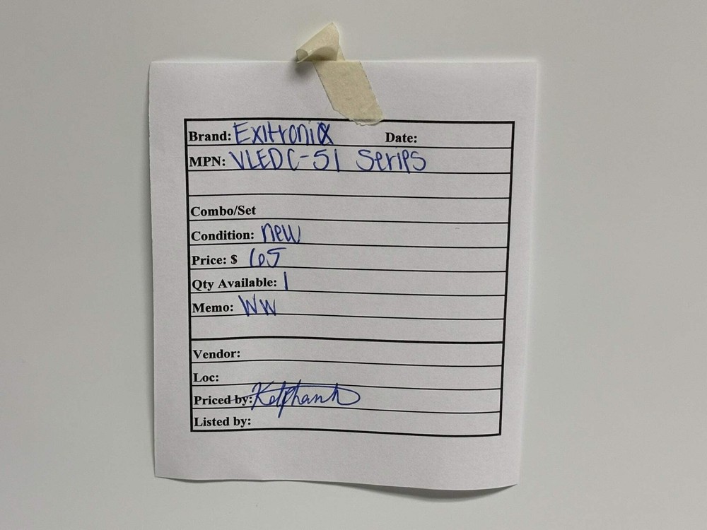 Exitronix VLEDC-51 LED Exit Sign with Emergency Lights Combo