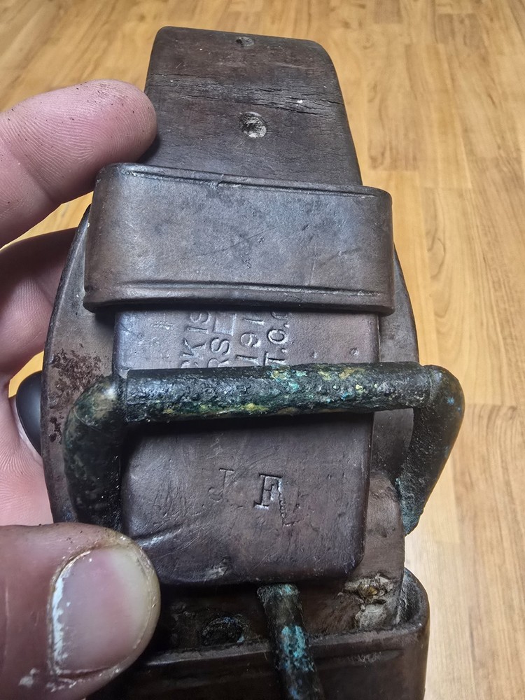 US Cavalry RIA Strap BR/ ROLLER SNAP, NECK YOKE ARTILLERY HARNESS For MCCLELLAN