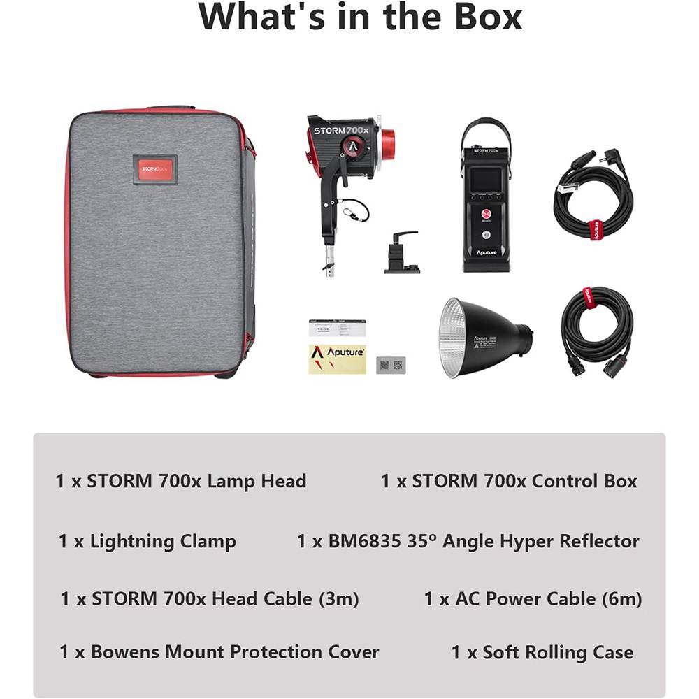 Aputure STORM 700x Tunable White LED Monolight