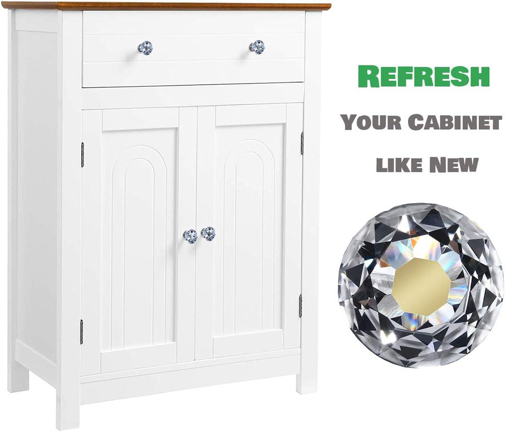 12p Brass Crystal Knobs Glass Drawer Pulls Drawer Pulls and 12 Pack Bronze