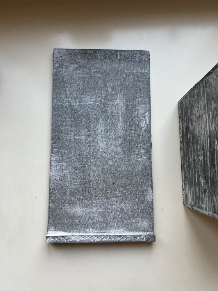 Rustic Textured Wooden Rectangular Tissue Box Holder