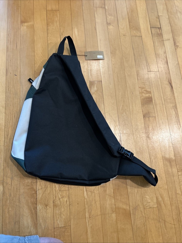 ARCO-BAG One Shoulder Single Strap Backpack Green/White/Black - NWT