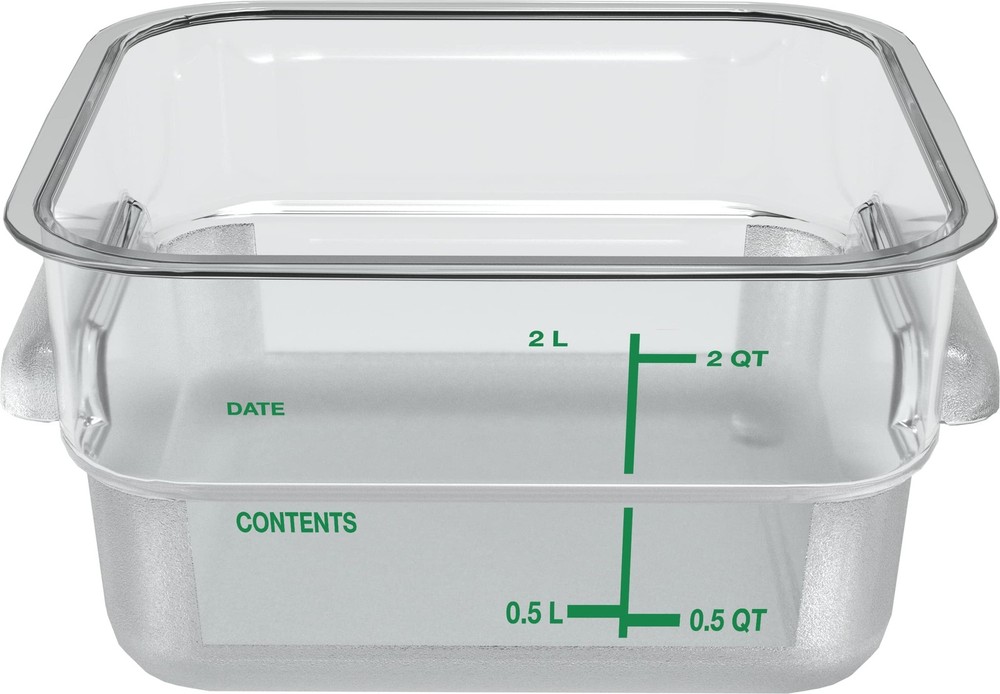 Squares Square Food Storage Container with Stackable Design for Catering, Buf...