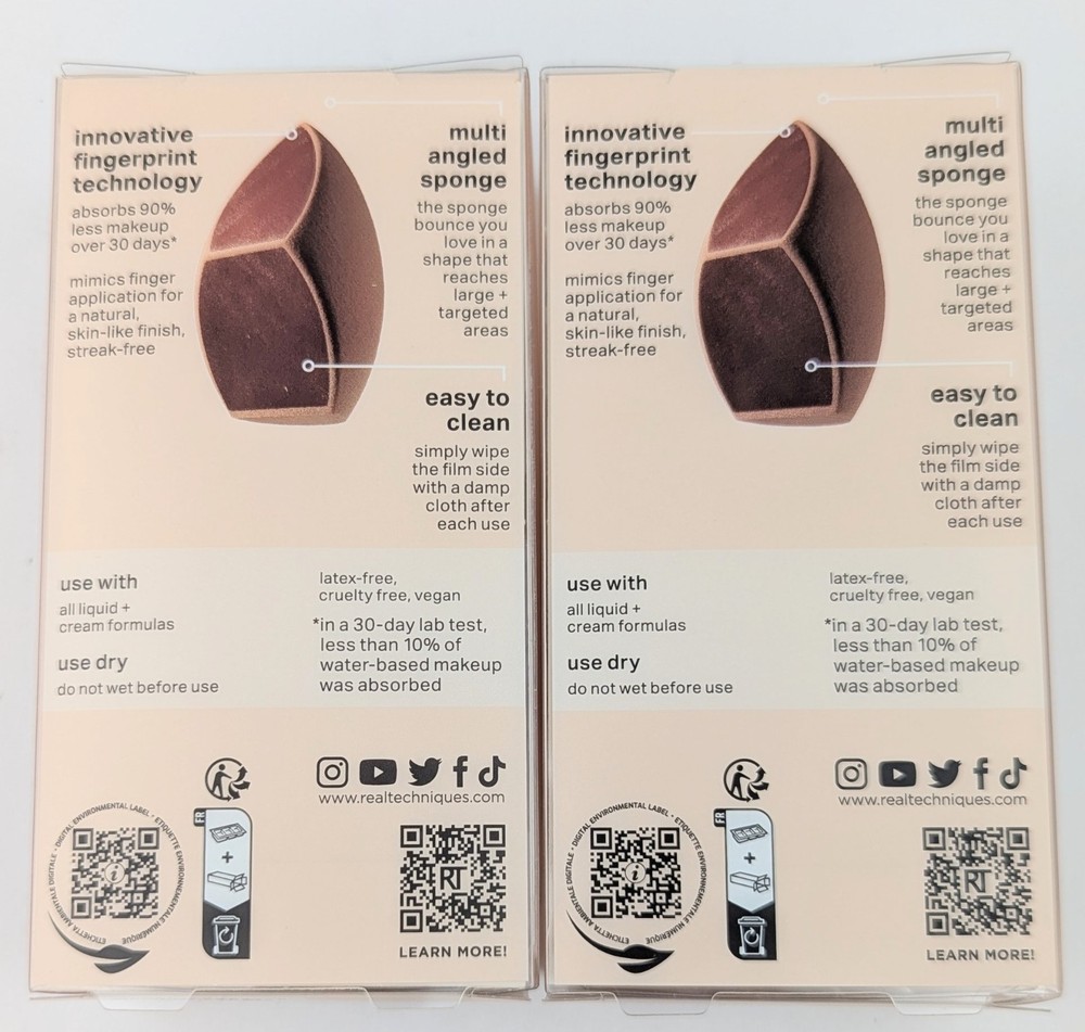 Real Techniques Makeup Saver Sponge x2pc.