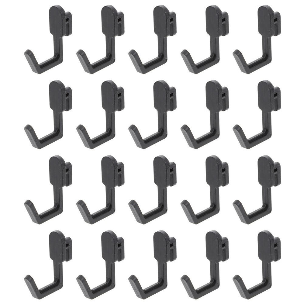 20 Pcs Cabinet Hook Pegboard Hanging Holders Display Hooks for Wall Tool