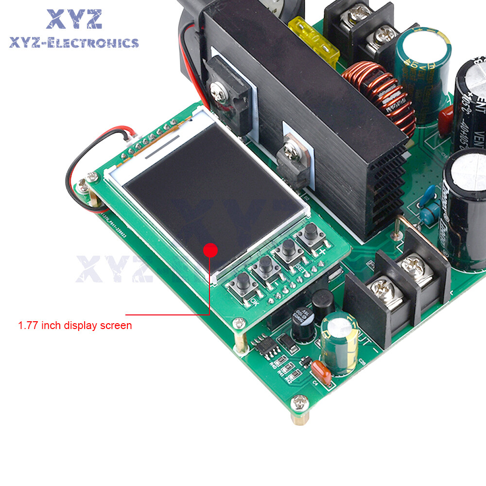 DC9V~60V 900W 15A CNC Constant Current Voltage DC Boost Module LCD Display