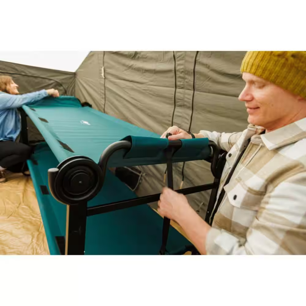 Large Portable Bunkable Green Cot System