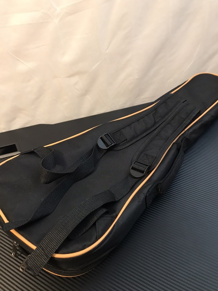 Donner Black Ukulele Soft Carrying Case with Adjustable Straps