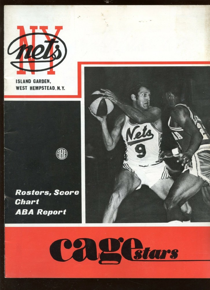 October 29 1969 ABA Program Miami Floridians at New York Nets