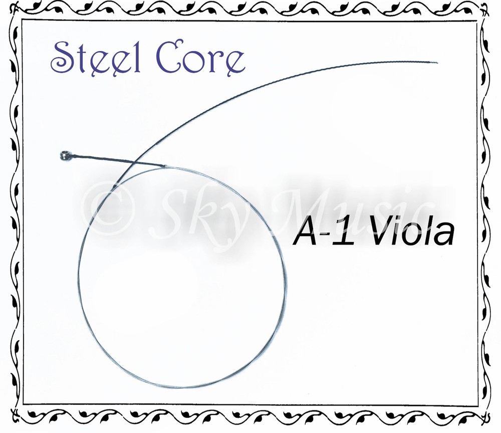 Superior Steel Core Viola Replacement Strings (Set) in 15.5" Size