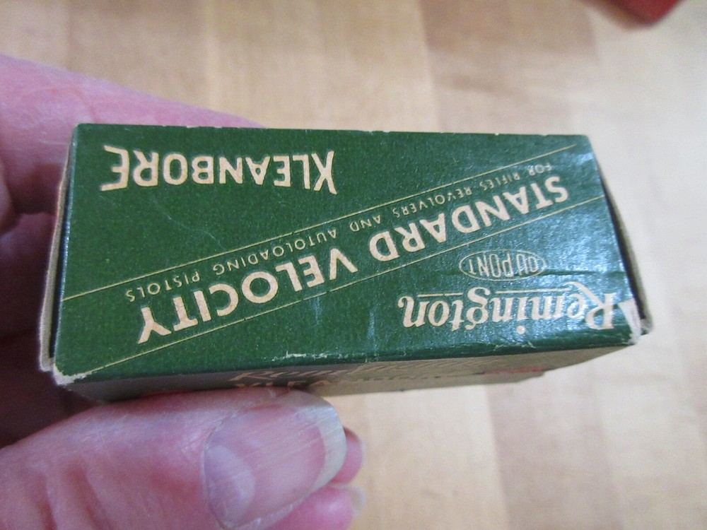 Empty Ammo Box Remington Kleanbore LR 22 (w17) # 77