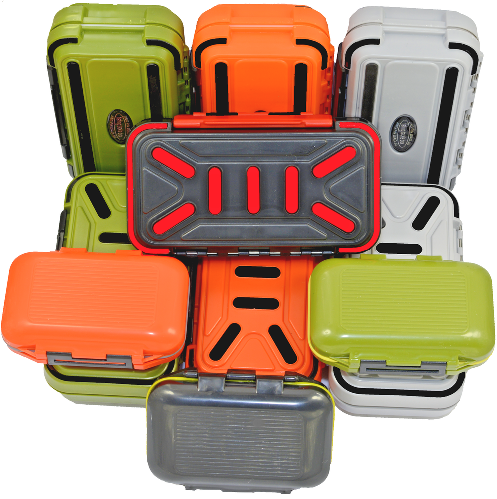 Fishing Tackle Box Lure Waterproof Compartments 2 Layer Storage Hard Case Hook