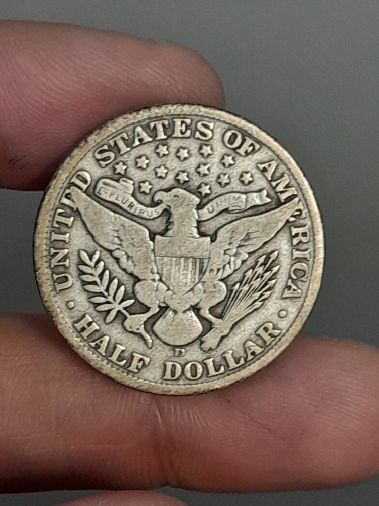 1912- D Barber Half Dollar #5