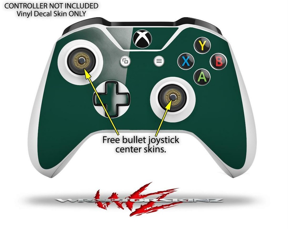 Skin XBOX One S Console Controller Solids Collection Hunter Green