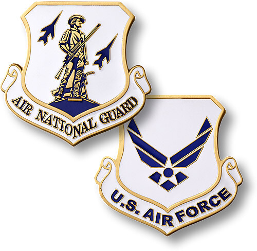 Air National Guard Challenge Coin 2''