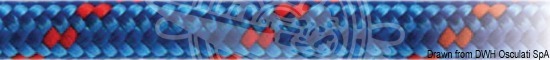 Osculati Double Braid Blue 10 mm 1700 kg