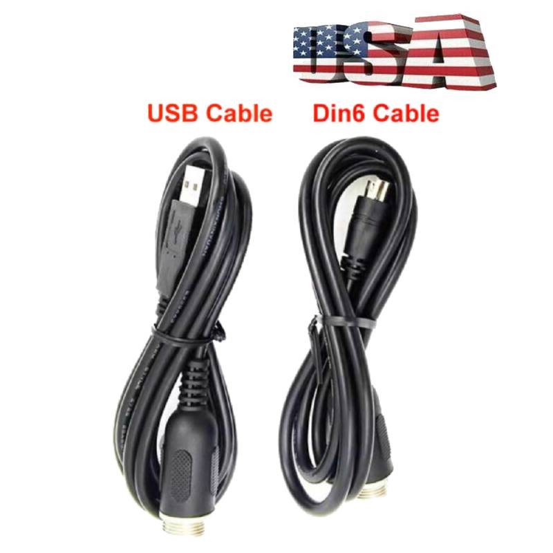 For Thrustmaster TH8A Connection Din6-USB Cable Adaptation Fit TSSH TSSH+ USA