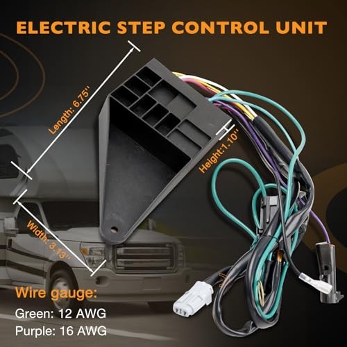 RV Step Motor Conversion Kit Gear Box Linkage+Motor+Electric Step Control Unit