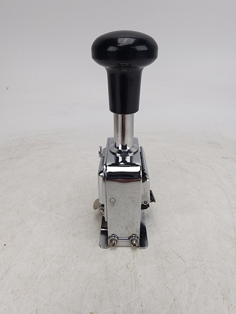 Vintage Tannco Model 600 Automatic Numbering Machine Tested Box AS IS