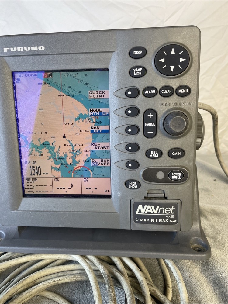 Furuno RDP-148 NavNet VX2 Radar C-Map MAX Chartplotter Display With Mount