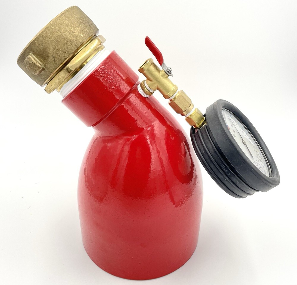 NNI 2-1/2" NST Hydrant Flow Test Swivel Diffuser 60Psi /1300GPM Gauge