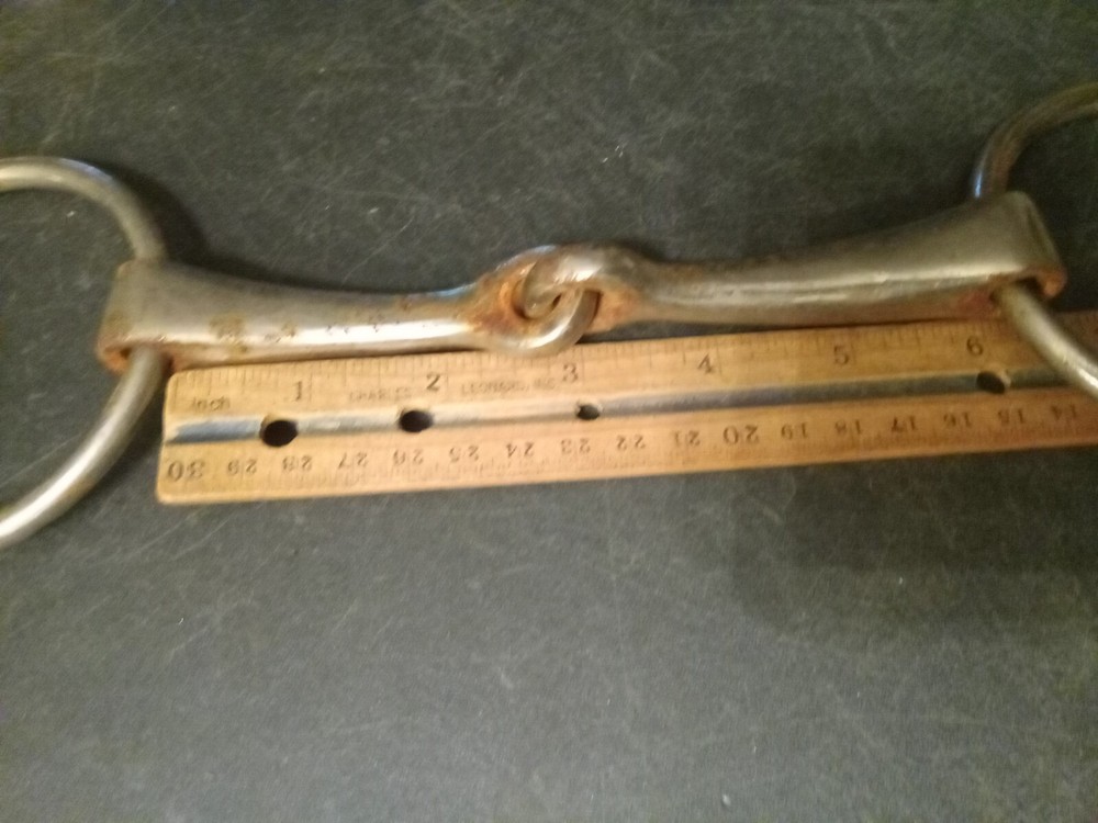 used Loose ring snaffle bit mouth 6 in mouth