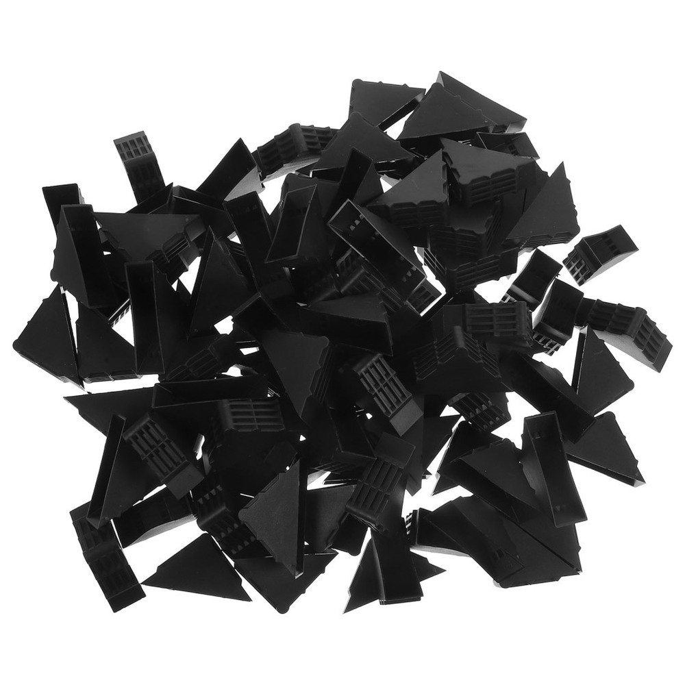 100 Pcs Edge Protectors Picture Frame Cabinet Corner Guard Package