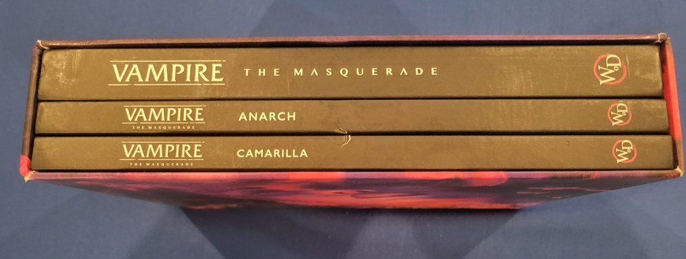 Vampire the Masquerade 5th Edition 3-Book Slipcase - White Wolf