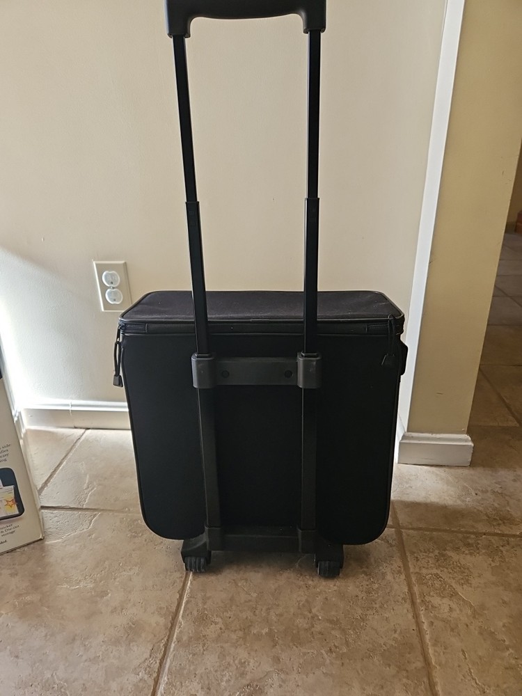 Generations Petite Cropper Scrapbooking Rolling Organizer w/ Telescoping Handle