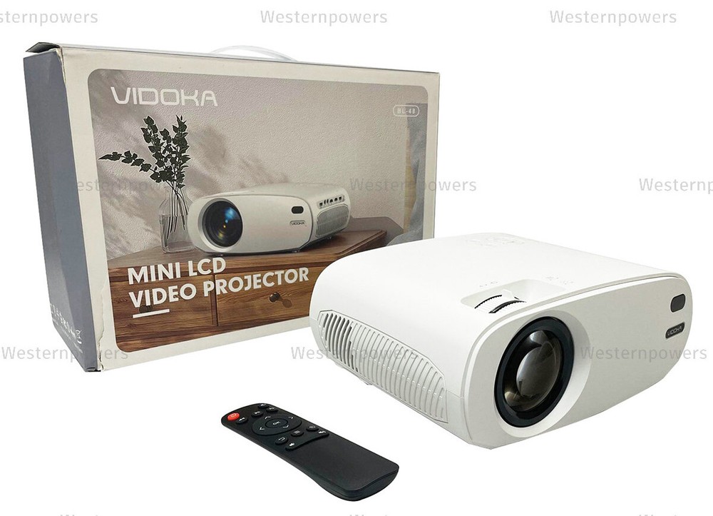 Native 1080P Projector WiFi Bluetooth Home Video for TV Stick/PS4/Android/iOS