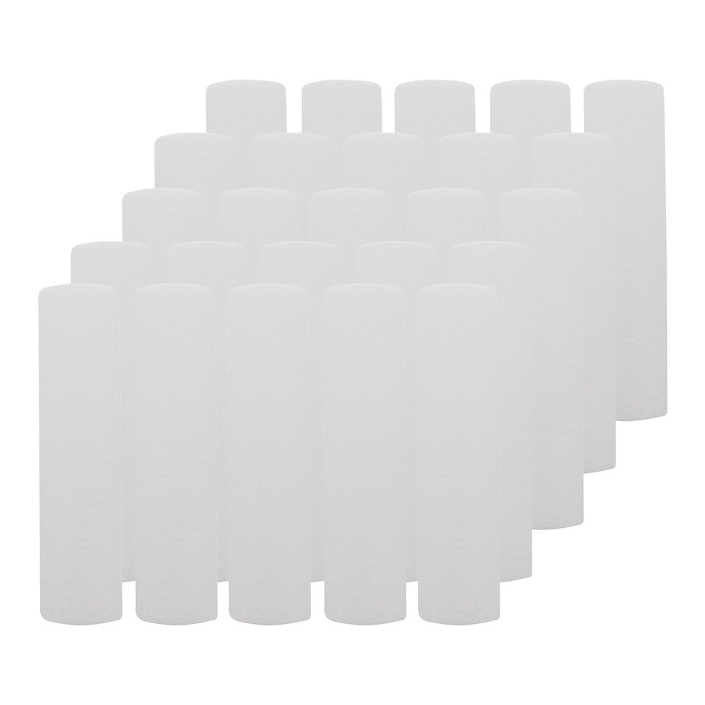 10 x 2.5 Inch 10 Micron Polypropylene Sediment Water Filter 25 Pack