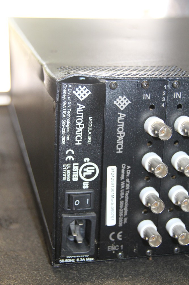 AutoPatch 3RU Modula Series with Multiple cards