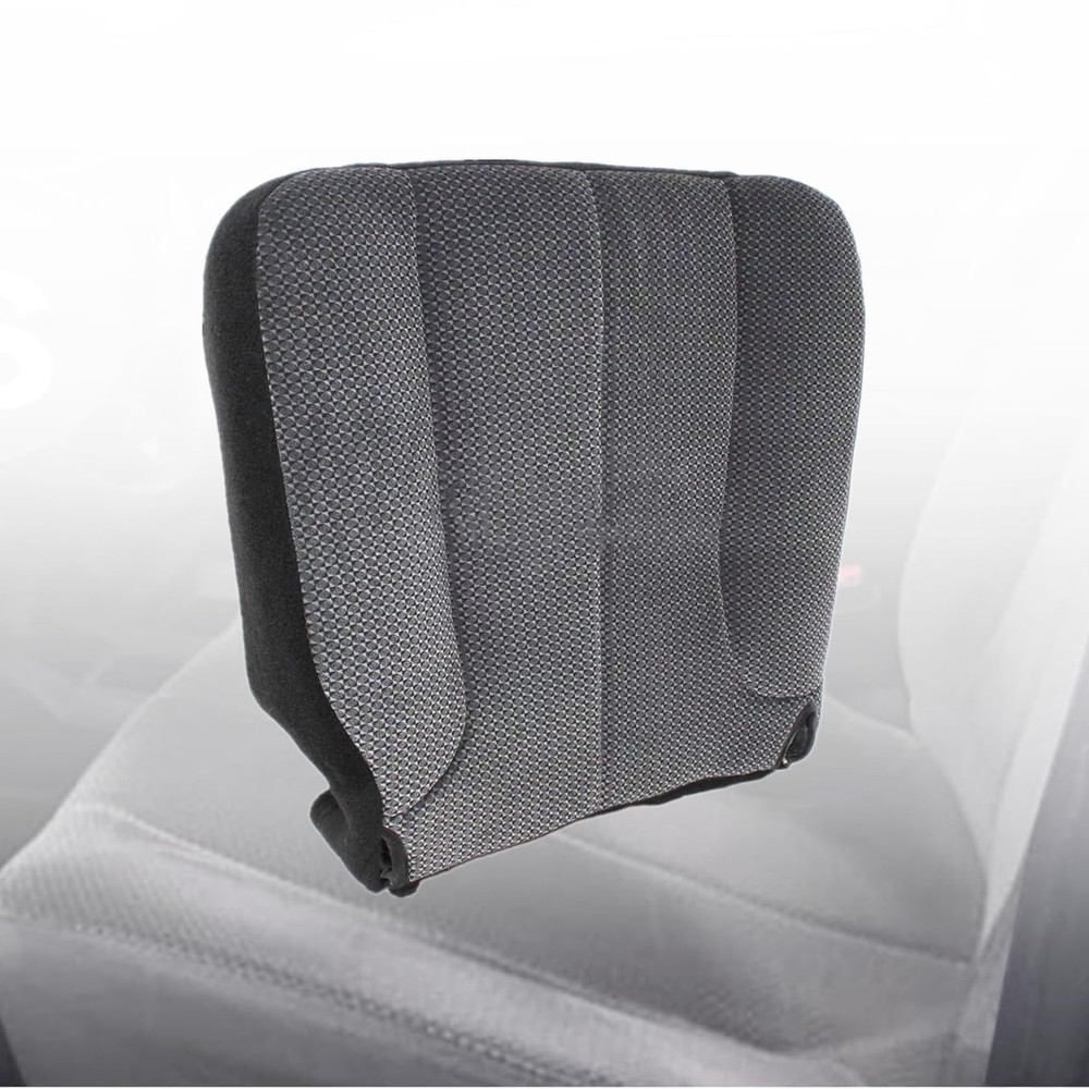 Driver Side Bottom Replacement Cloth Seat Cover Compatible with Dark Gray