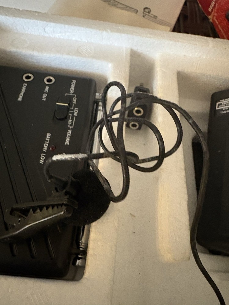 Realistic Fm Wireless 32-1226 Video Camera Microphone Tested Working